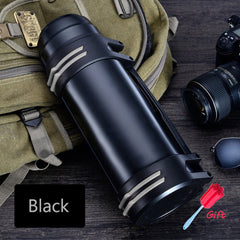 Efficient Insulation Thermos Travel Hiking Office Stainless Steel Thermo Cup Leakproof Portable High Capacity Coffee Vacuum cup