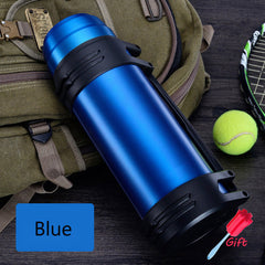 Efficient Insulation Thermos Travel Hiking Office Stainless Steel Thermo Cup Leakproof Portable High Capacity Coffee Vacuum cup